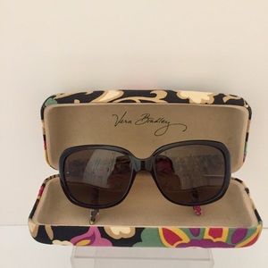 Vera Bradley Polarized Sunglasses/ Matching Case